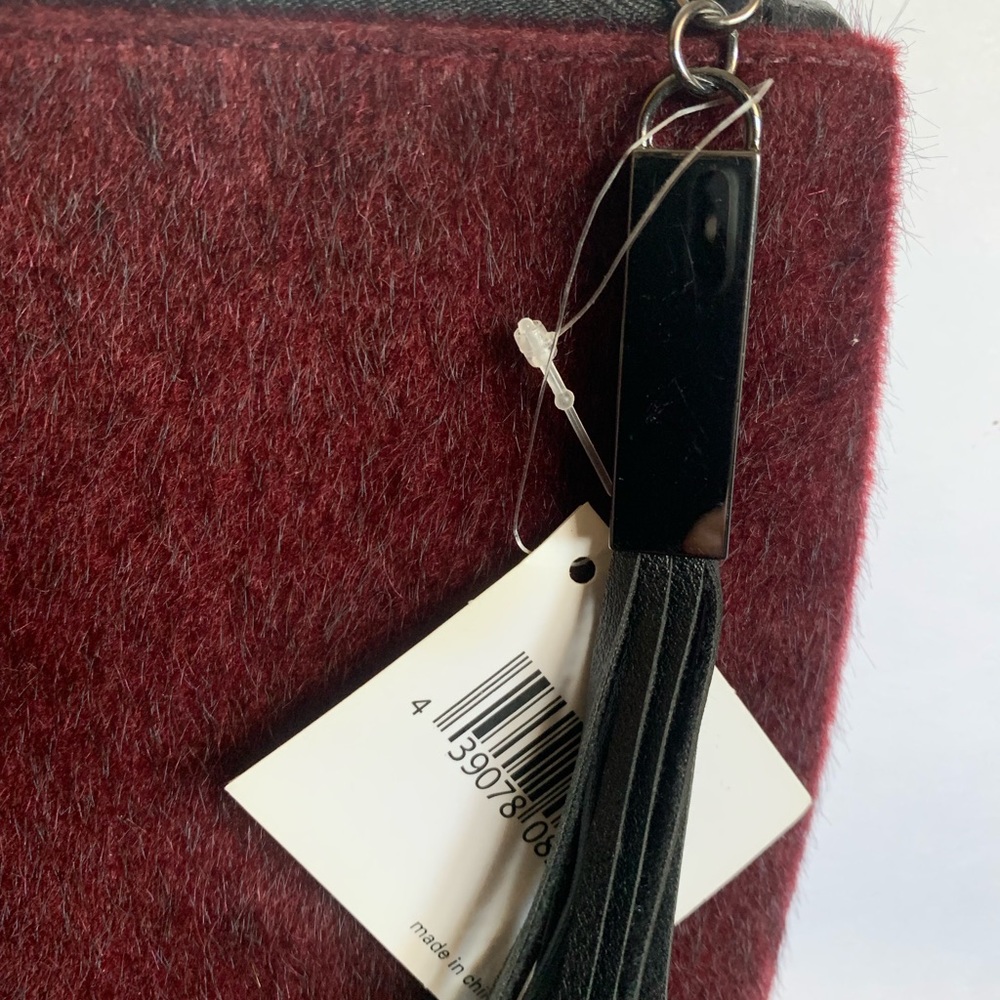 NORDSTRIM BURGANDY VELOUR MAKEUP BAG - Picture 9 of 12